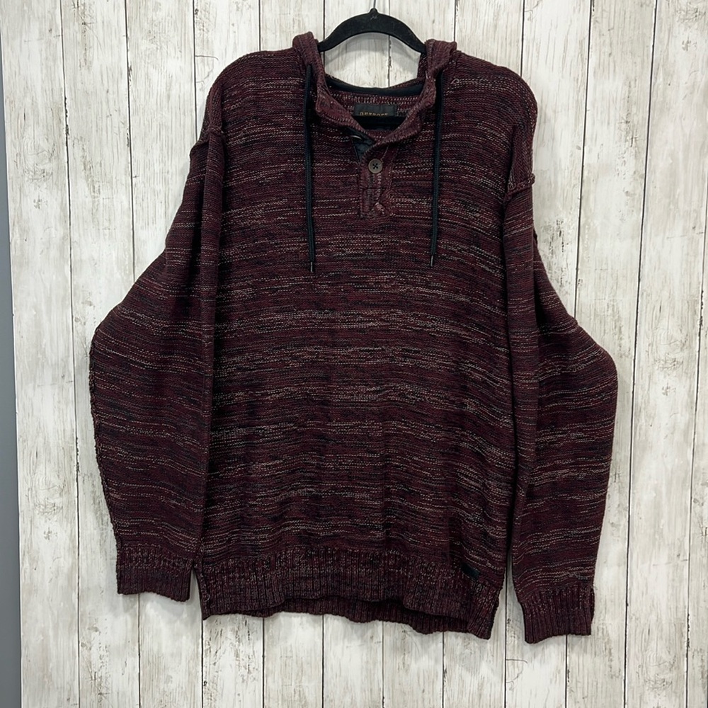 Outpost Makers by Buckle Hoodie Sweater Red Black Men’s Size XXL Long Sleeve